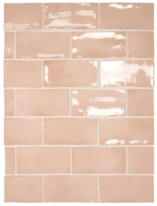 Faïence MANACOR BLUSH PINK 26904 - 7,5X15 - 0,5 m²