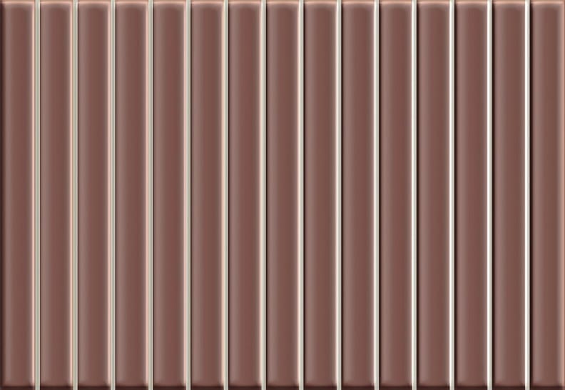 Faïence sur trame SWELL Mosaïque WAIKIKI BURDEOS BRILLANT 23x33.5 cm
