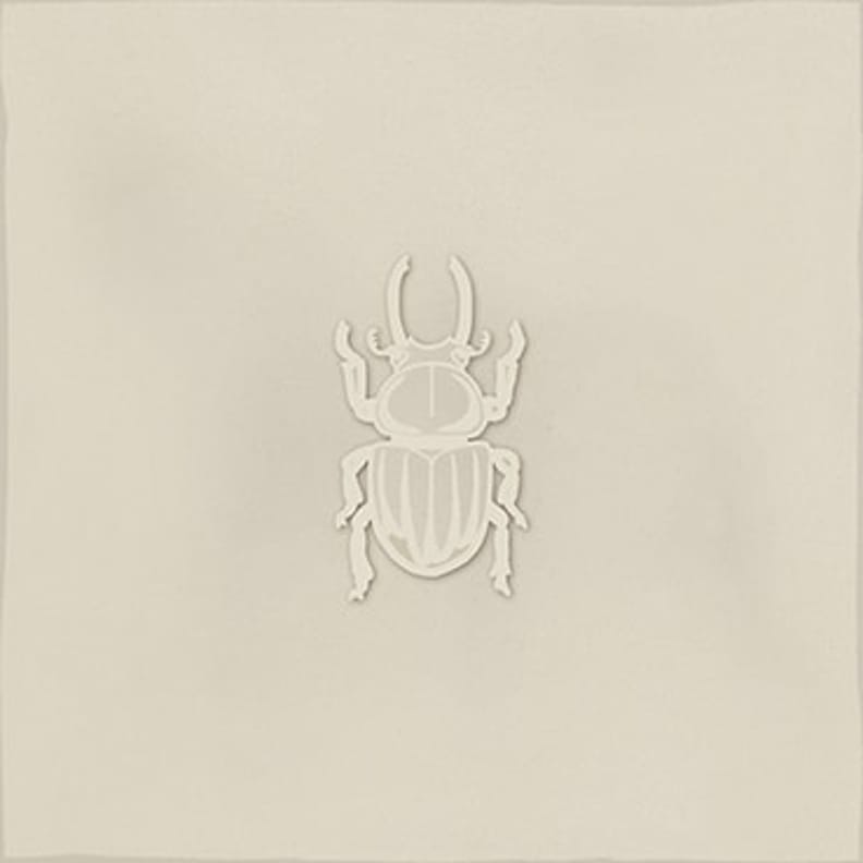 Faïence décorative ROOT AGER-4 PEARL 13X13 cm