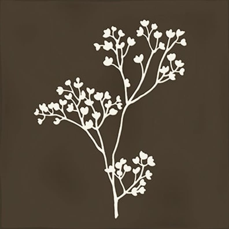 Faïence décorative ROOT ARVUM-4 BROWN 13X13 cm