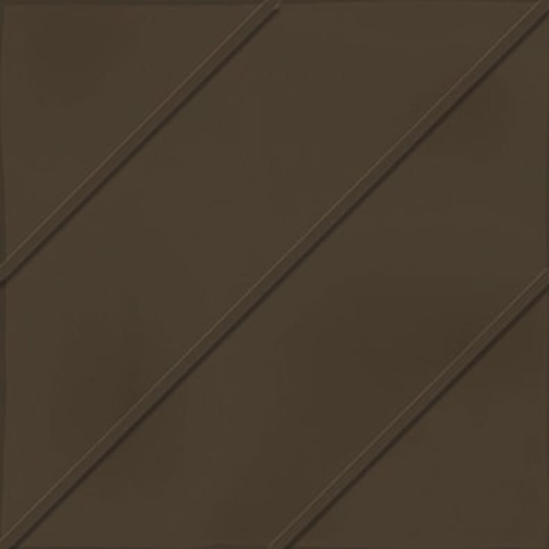 Faïence ROOT PROTOS BROWN 13X13 cm