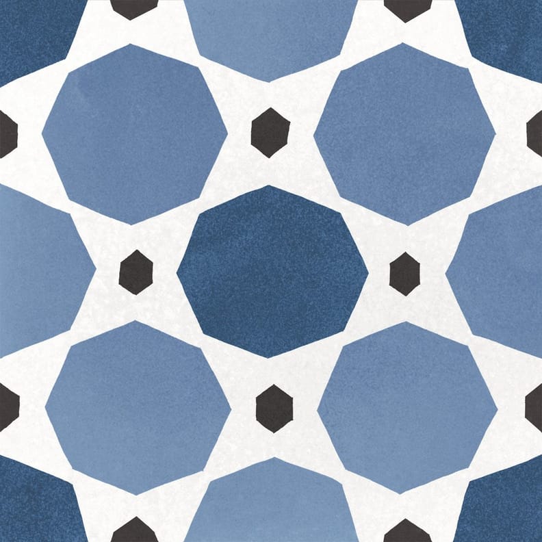 Carrelage imitation ciment 20x20 cm CAPRICE DECO SAPPHIRE COLOURS 22118 - 1m²