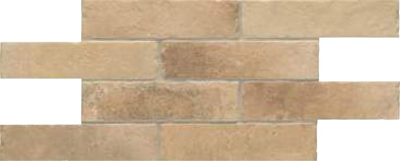 Carrelage effet brique de parement BEJA EAST NORTH 25X50 - 0,75m²