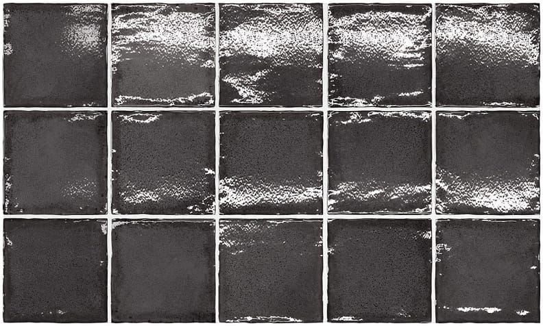 Faience zellige ALTEYA BLACK 10X10- 0,5 M²