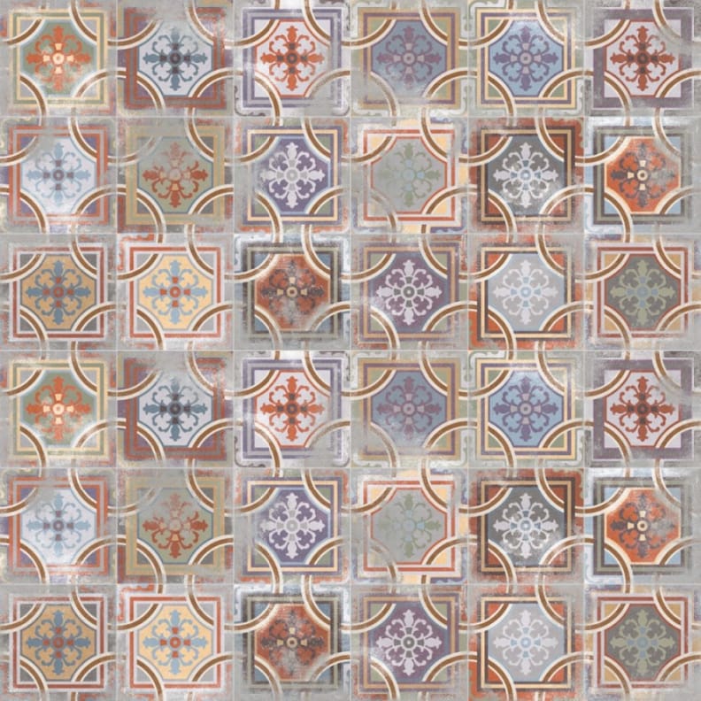 Carrelage interieur pas cher Carrelage imitation ciment 20x20 cm Comillas - 1m² - As de Carreaux