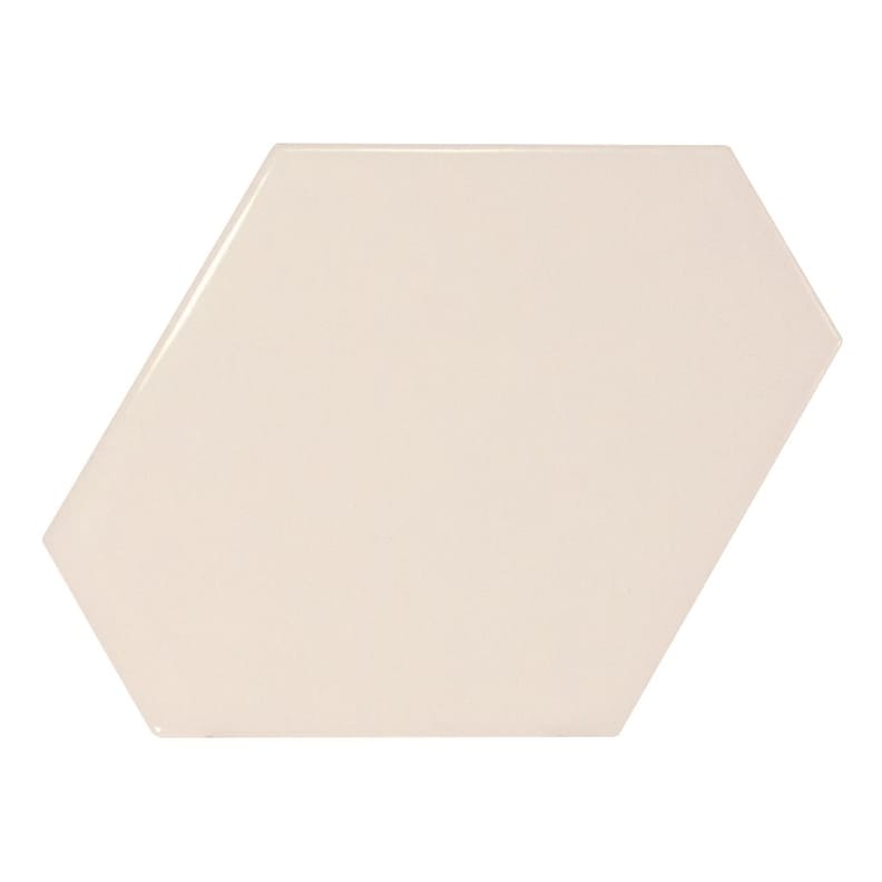 Carreau crème brillant 10.8x12.4cm SCALE BENZENE CREAM - 23826 - 0.44m²