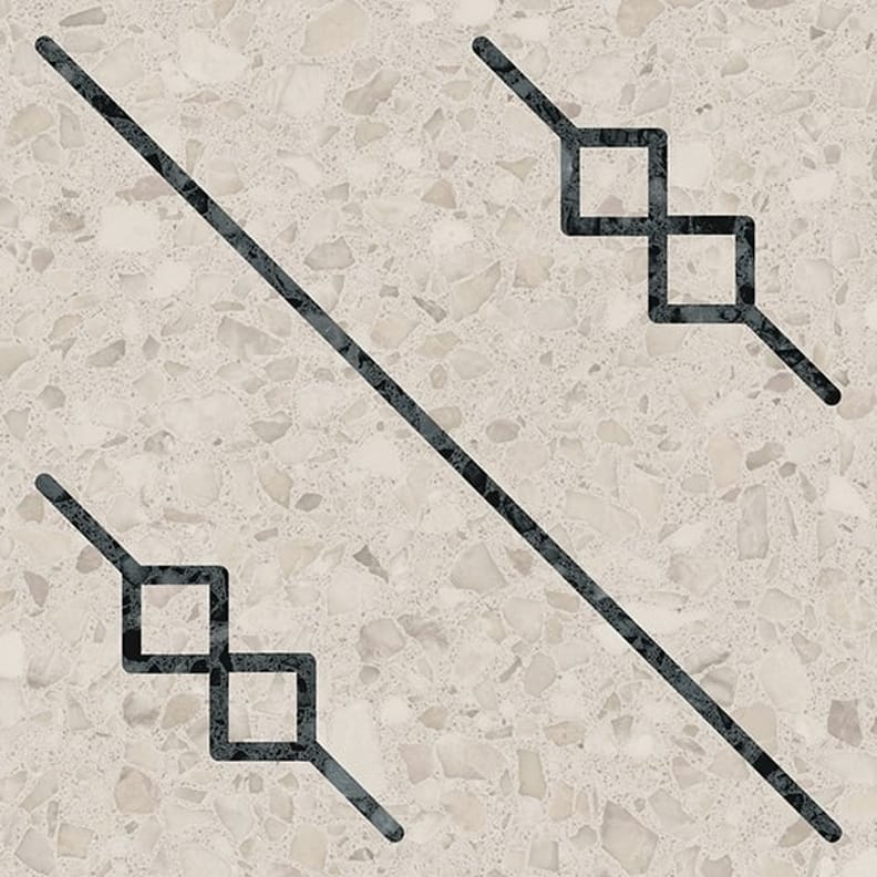 Carrelage imitation ciment et terrazzo NINOV ASSENZA RECTIFIE BEIGE 20X20  - 1 m²