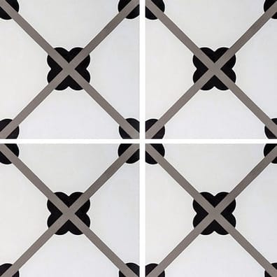 Carreaux de ciment véritable MERRION 7250-1-1 - 20X20 - 0,48 m²