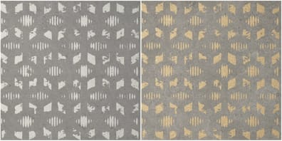Carrelage effet pierre décoré SUZANO CEMENTO GRIGIO DECOR 20x20 - 0,2 m²