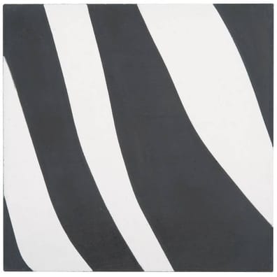 CIMI28 - CARREAU CIMENT 20X20 DECOR MODERNE ANTHRACITE / BLANC CASSE 16mm- 0,48 m²