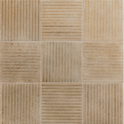 Carrelage élégance nuancé ROMY LINE SAND  10X10 - 0.5 m²
