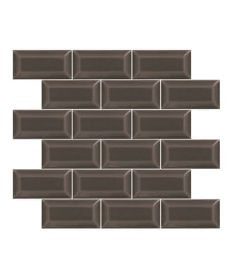 MALLA MINI METRO NEGRO - 30,5 x 30,5 cm (5 x 10)