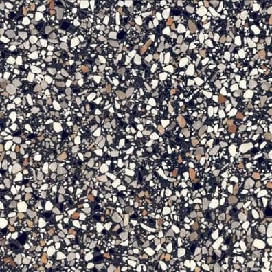 Lot de 45.24 m² - Carrelage à motif effet terrazzo 20x20 cm NERO MICRO