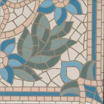 Carrelage effet mosaïque ancienne HACIENDA ARIADNA 15x15 cm - 0,95 m²