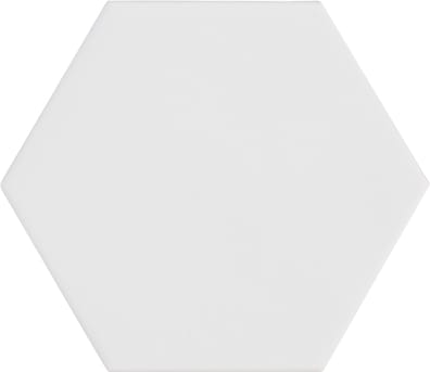 Carrelage hexagonal blanc KROMATIKA WHITE R10 - 11.6x10.1 - 26462 - 0.43 m²