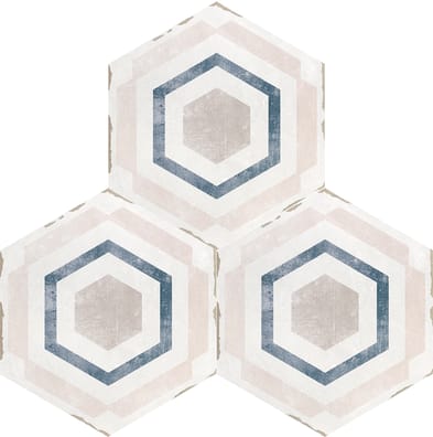 Carrelage tomette 14x16 cm CAMBRIDGE DECOR THARROS - 0.50 m²