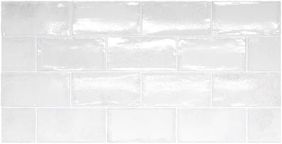 Faience zellige ALTEYA WHITE 7,5X15- 0,5 M²