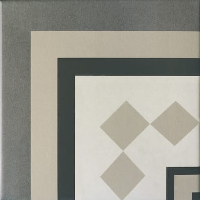Carrelage interieur pas cher Carrelage imitation ciment cube gris blanc 20x20 cm CAPRICE PROVENCE ANGLE - unité - As de Carreaux