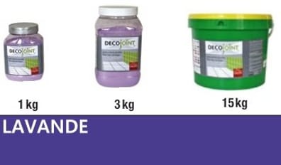 Mortier joint carrelage violet bleu lavande Conditionnement 15kg (seau) - As de Carreaux