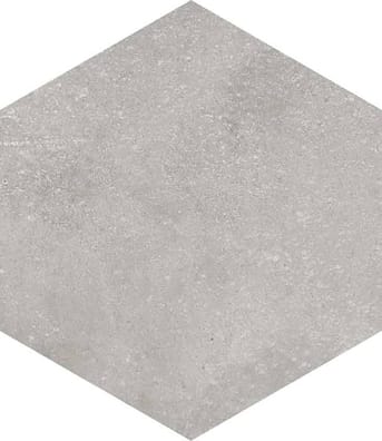 Tomettes, hexagones Carrelage hexagonal tomette grise vieillie 23x26.6cm RIFT Cemento - 0.504m² - As de Carreaux