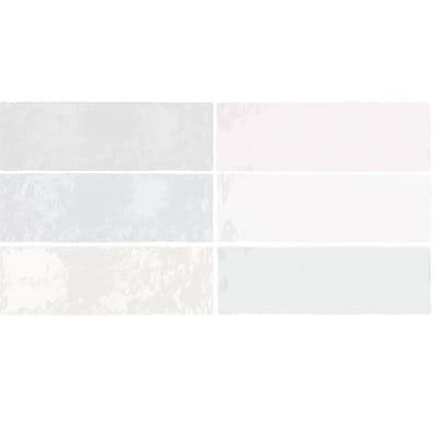 Faïence effet zellige RIVIERA MELANGE 6.5x20 cm - 25864