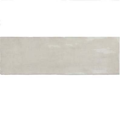 Zellige carrelage effet artisanal vert pâle nuances subtils 6,5X20