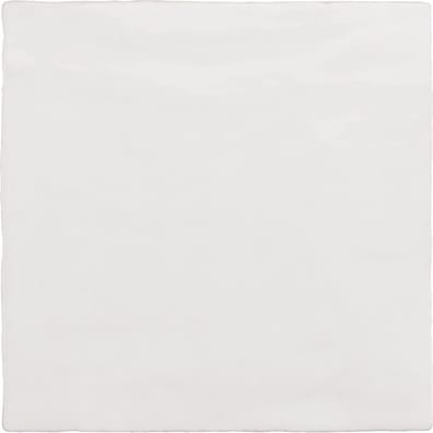 Faïence effet zellige RIVIERA WHITE 13.2x13.2 cm