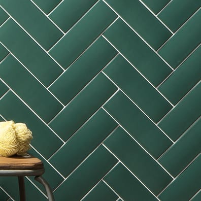 Faience rectangulaire mate FORLI OLIVE 7,2x22- 0,48 m²