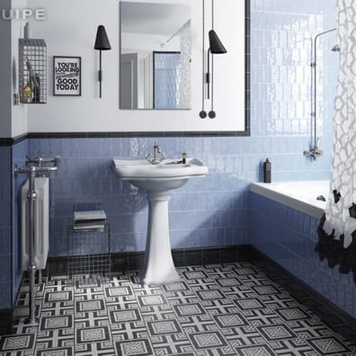 Faïence aspect zellige MASDINE BLUE 7,5x30 - 1 m²