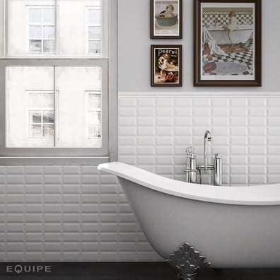 Faïence effet métro MAROME LIGHT GREY 7,5x15 - 0,5 m²