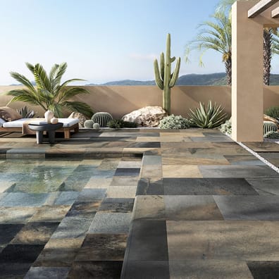 Carrelage piscine GAMBIER POLYCHROME - 60,4x90,6 cm - 1.64 m²