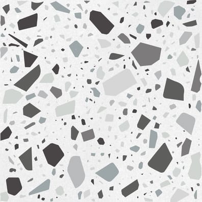 Carrelage aspect terrazzo CANOA BIANCO GRIGIO 18,6X18,6 - 0,45 m²