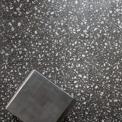 Carrelage aspect terrazzo CANOA NERO GRIGIO 18,6X18,6 - 0,45 m²