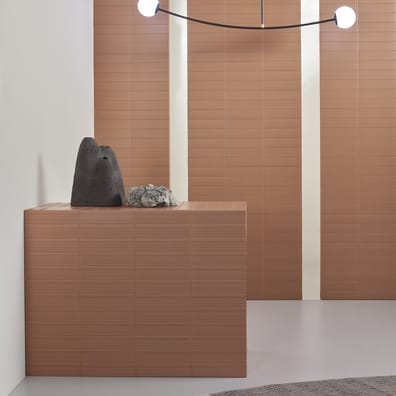 Faience unie aux couleurs moderne MOSSORO MATTONE BASE 5,6X23,2 - 0,502 m²