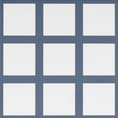 Carrelage uni OPOC OLTRE9 BLU BIANCO 18,6X18,6 - 0,45 m²