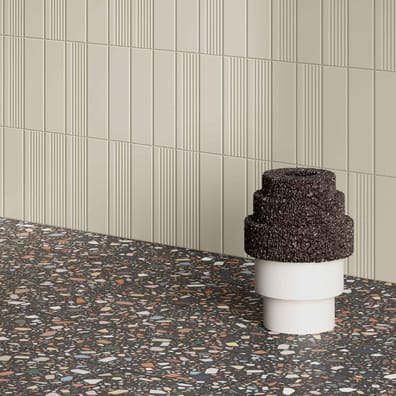 Carrelage aspect terrazzo CANOA NERO MULTICOLOR 18,6X18,6 - 0,45 m²