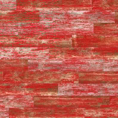 Carrelage imitation parquet Carrelage imitation parquet rouge rectifié vieilli mat YUGO Volcan 14.4x89.3 - 1.29m² - As de Carrea