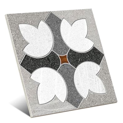 Carrelage imitation ciment 15x15 cm GREENVILLE GRIS Rectifié - 1m²