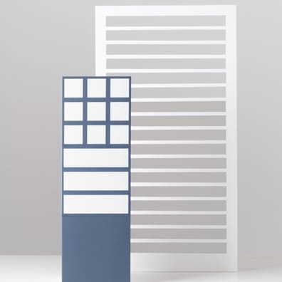 Carrelage uni OPOC9 BLU BIANCO 18,6X18,6 - 0,45 m²