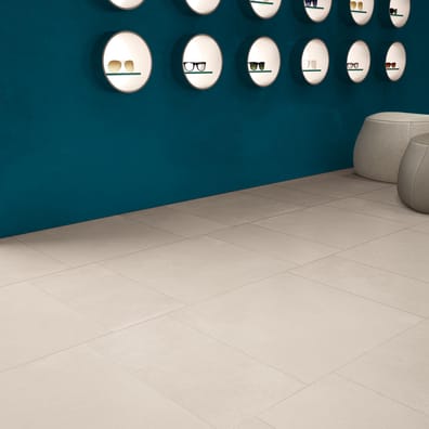 Carrelage imitation ciment MANISE IVORY R10 - 60X120 - 1,44 m²