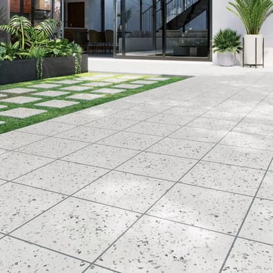 Effet terrazzo CARNI WHITE - 32,9X32,9 - 0,65 m²