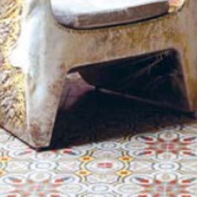 Carreaux de ciment véritables Carreau de ciment décor soleil ancien 20x20 cm ref7910-1 - 0.48m² - As de Carreaux