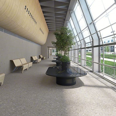 Carrelage aspect terrazzo rectifié JACEE GRIS 59,3X59,3- 1,406 m²