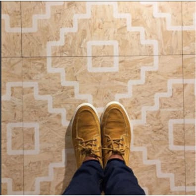 Carrelage imitation parquet Carrelage imitation bois aggloméré SERIAKI-R BLANC 59.3X59.3 cm - 1.06 m² - As de Carreaux