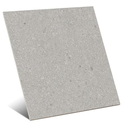 Carrelage grand format grès cérame imitation terrazzo GALBE CENIZA 80X80 - 1,28 m²