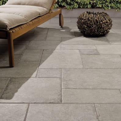 Carrelage grès cérame effet pierre COSTE GREY 40,8X61,4 - 1,253m²