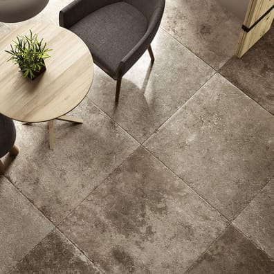 Carrelage grès cérame effet pierre rectifié LAUNCESTON MOKA ANTISLIP 2CM 60,4X90,6 - 0,547m²