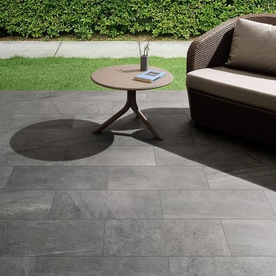 Carrelage grès cérame rectifié imitation pierre de Burlington BUNBURY DARK 60X120 - 1,44m²