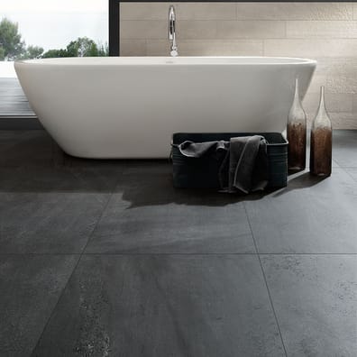 Carrelage grès cérame imitation pierre de Burlington BUNBURY GRAPHITE BRILLANT 45X90 - 1,215m²
