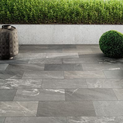 Carrelage grès cérame effet pierre CAIRNS GRIGIO CHIARO 30X60 - 1,08m²